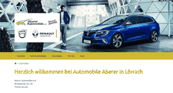 Desktop Screenshot of aberer-automobile.de