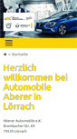 Mobile Screenshot of aberer-automobile.de